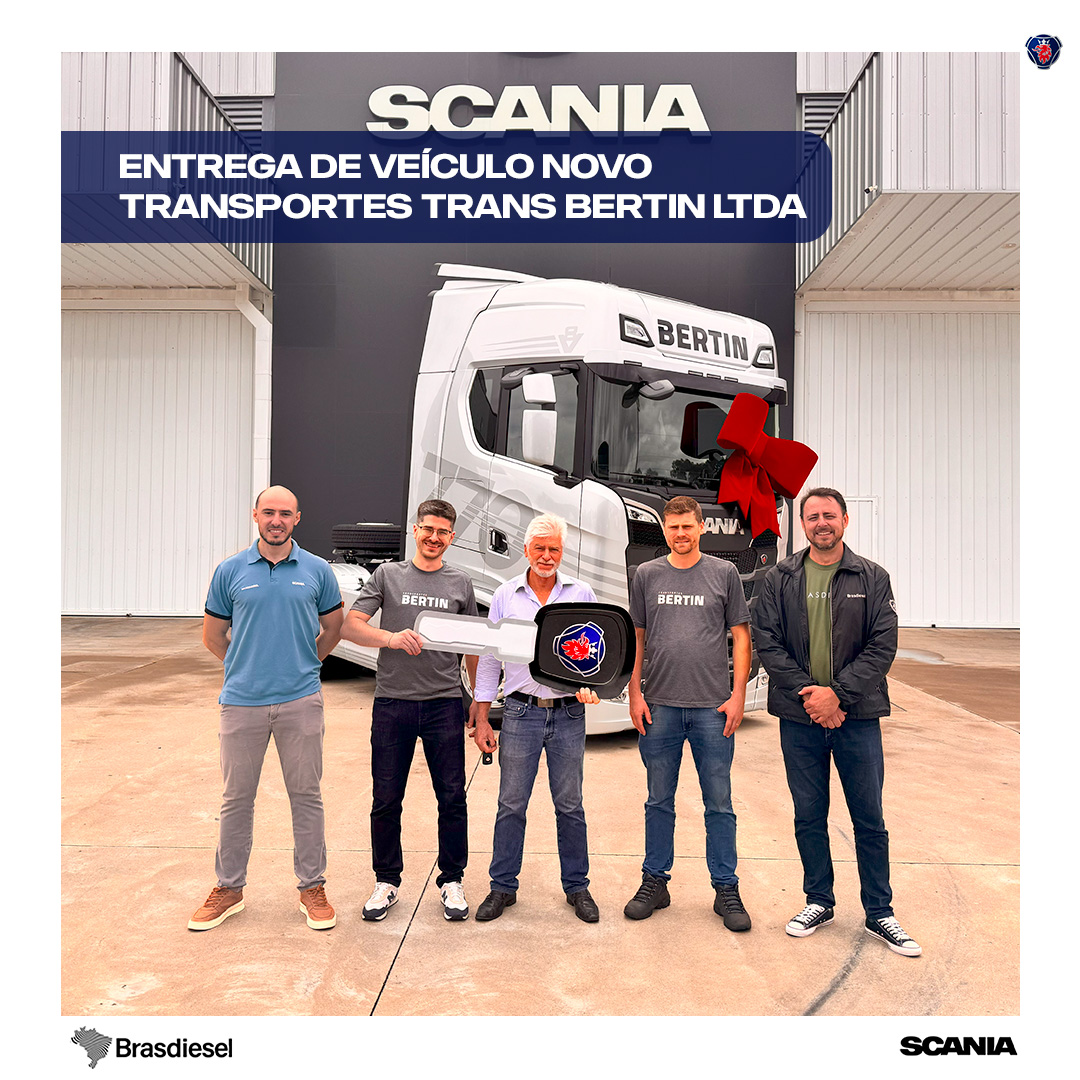 ENTREGA DE VEÍCULO - TRANSPORTES TRANS BERTIN LTDA                     