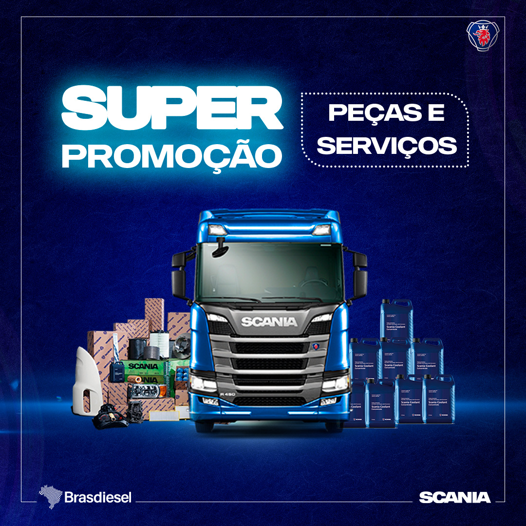 Confira os Ganhadores da Promoção de Peças e Serviços no mês de Outubro na Brasdiesel Scania.