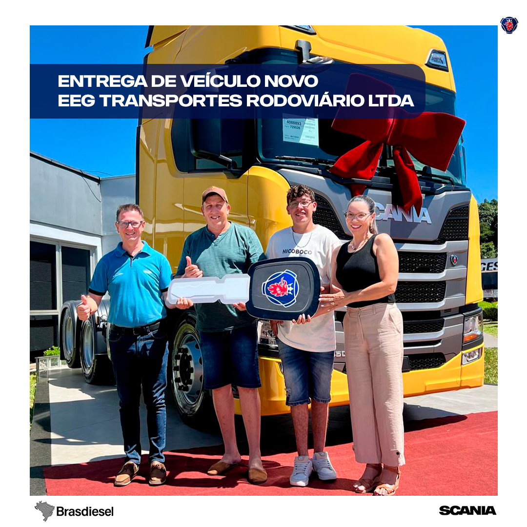 ENTREGA DE VEÍCULO - EEG TRANSPORTES RODOVIÁRIO LTDA