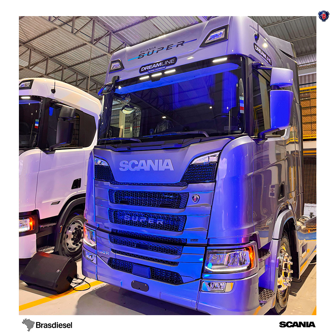 CONSÓRCIO SCANIA PREMIA CLIENTE DA BRASDIESEL COM UM SCANIA R460 6x2 SUPER - R PANDOLFO E CIA LTDA